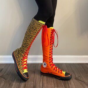 Custom Converse Knee High Sneakers